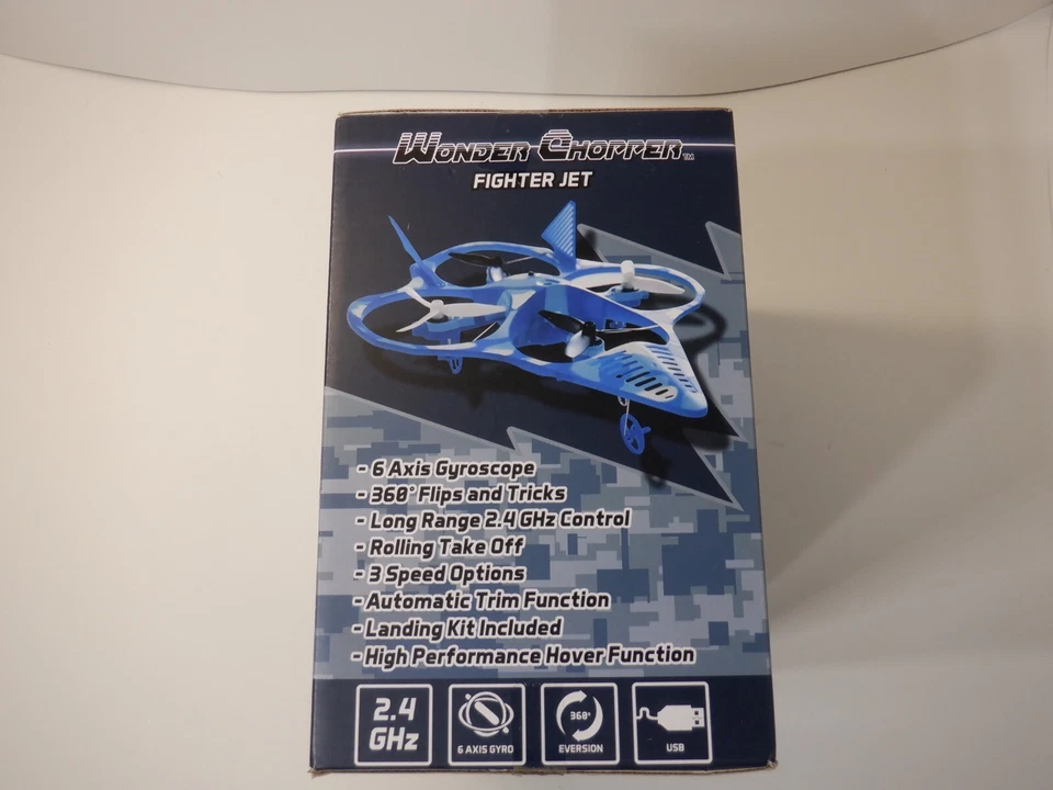 EWONDERWORLD Fighter Jet Drone for Kids Quadcopter Easy To Fly Toy Drone  - Image 4 of 4