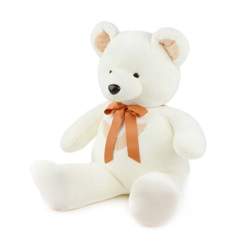 Asiatic Black bear Cream 55in Jumbo Plush Toy Stuffed Animals Doll Made in Korea - Picture 3 of 11