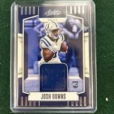 2023 Panini Absolute - Absolute Rookie Materials #ARM-25 Josh Downs (MEM, RC)