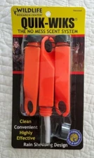 Wildlife Research Center Scent Holder Quik-Wiks No Mess Scent Dispenser 3pk 