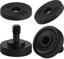 2pc Thumb Screw Camera Quick Release Adapter 1/4" Female to 1/4" Male Thumbscrew