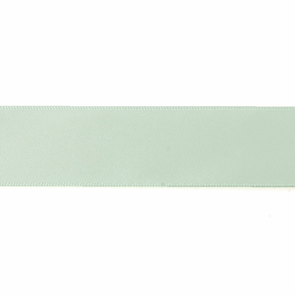 Satin Florist Ribbon 25mm/1 Inch Wide on a 20m/22yd Roll Mint