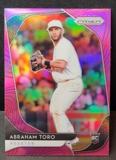 Abraham Toro ROOKIE 2020 Panini Prizm Purple Refractor RC MLB Houston  H2c