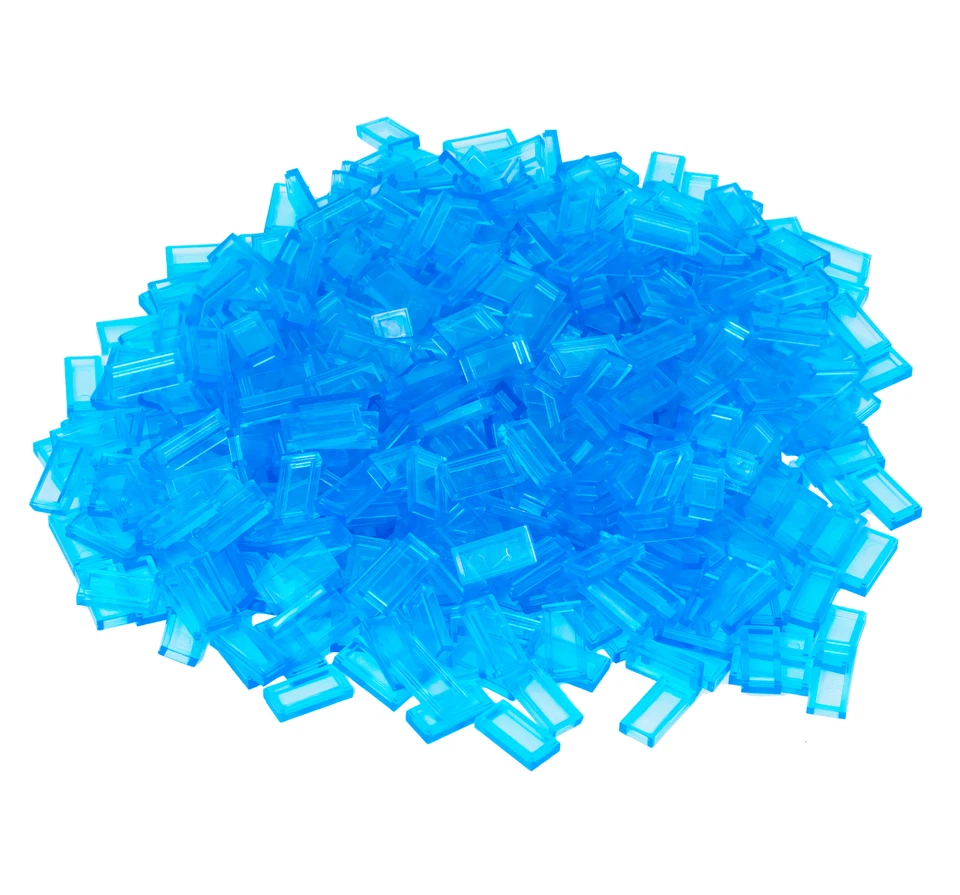 Minizfigs 1x2 Tiles 550 PCS Building Toy Brick 3069 Parts & Pieces Bulk Set - Image 4 of 4