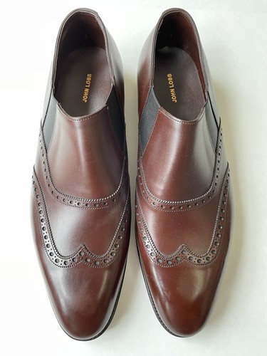 JOHN LOBB Holton Brown Wingtip Lazyman 