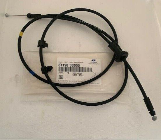 New OEM Hood Latch Release Cable Rear AZERA 12-17 SONATA 11-21