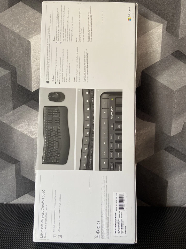 ensemble clavier souris sans fil Microsoft Wireless 2000 Desktop - Photo 4/4