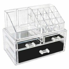 Espositore Organizer Porta Trucco Box Portagioie Cosmetici 3 Cassetti Art. 10256