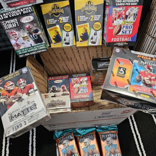 Football Trading Cards Sealed Boxes And Packs (Lot) eBay