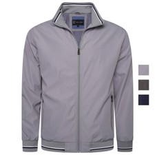 KAM Harrington Jacket Collar Premium Zip Up Long Sleeve Mens 2XL-8XL KBS 444