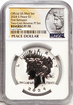 2024 peace reverse proof silver dollar rp70 first releases peace | eBay