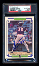 GORMAN THOMAS SIGNED 1984 DONRUSS CHAMPIONS PSA/DNA AUTOGRAPH CLEVELAND INDIANS