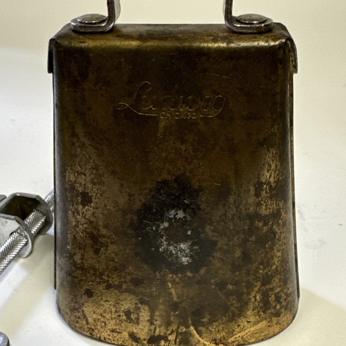 Ludwig カウベル ヴィンテージ 60's/70's Vintage Ludwig 5” Golden Tone Cowbell “Need More Cowbell
