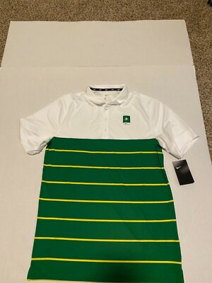 Nike Oregon Ducks Color Block Stripe  Polo Shirt Men s Size: Small NWT