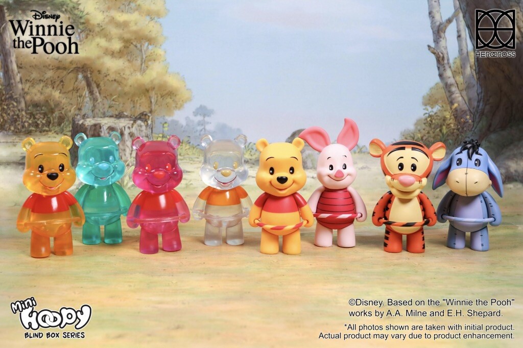 TOYBOX pooh キャラカメ HeroCross Disney Winnie The Pooh 8pcs Blind Box Mini Hoopy Series