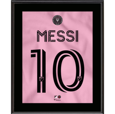 Lionel Messi Inter Miami Jersey Frame Border Plaque 10.5