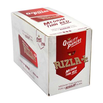 Rizla Red Regular Zigaretten Rauchen Blättchen Original