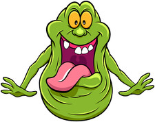 Slimer Ghostbusters Sticker / Vinyl Decal  10 Sizes  TRACKING FAST SHIP 