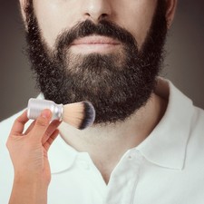Synthetic Hair Shaving Brush, Exfoliation Soft Tips For Comfort, Creates