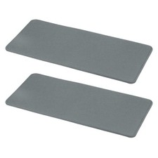 2Pcs Felt Base Shaper, 13 x 6 Inch Rectangle Bag Bottom Shaper, Gray