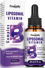 Liposomal Vitamin B Complex Liquid Sublingual B Complex Vitamins Supplement for