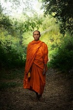 8 piece Monk Robe Set Triple robe Set Buddhist Monk Robe set Brown Meditation