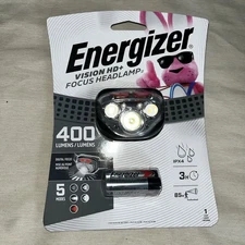 Energizer Vision HD+ Focus Headlamp - 400 Lumens - 5 Modes