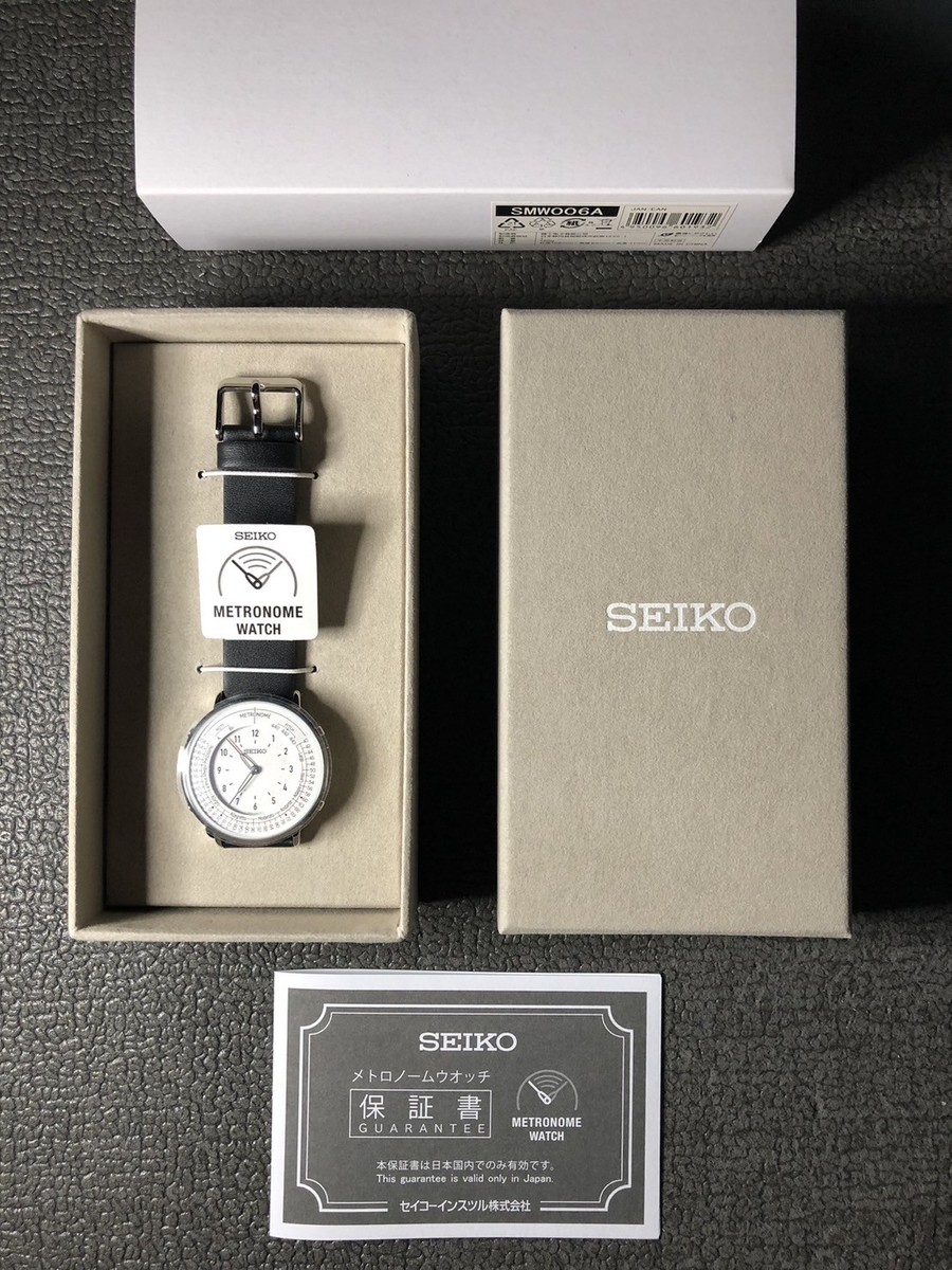 【中古】SEIKO METRONOME WACTH SMW006A 電池式 SEIKO Metronome Watch Standard Line Color Monotone SMW006A