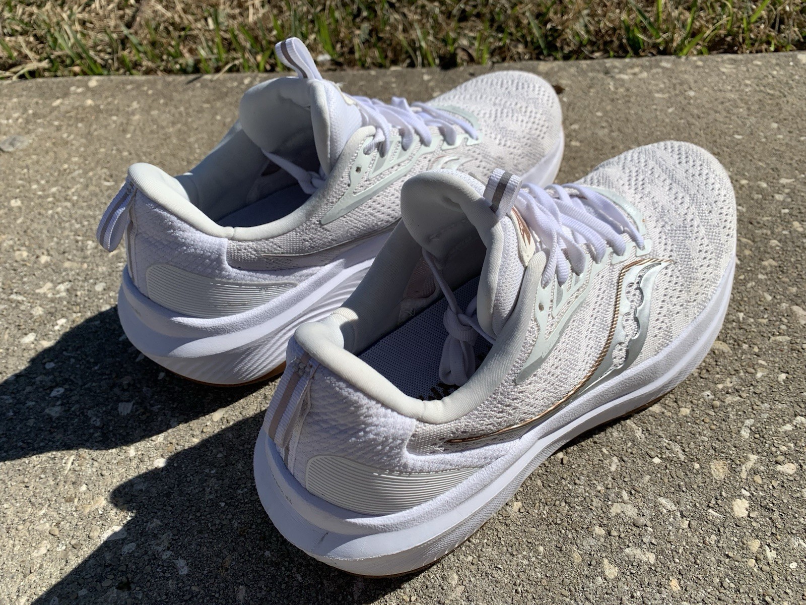 Size 10 - Saucony® Women's Echelon 9 Running Shoes White/Gum Sneakers Comfort thumbnail 9