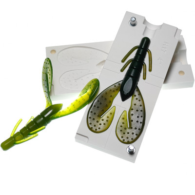 Super Speed Craw Bait Mold DIY Lure 4''