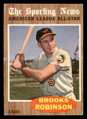 1962 Topps #468 Brooks Robinson AS Very Good Orioles AS ID:495986
