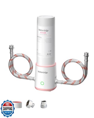 Waterdrop BFU3 Bathroom Water Filter for Face Care, No Drilling Required, Tim