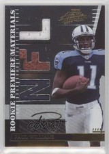 2007 Playoff Absolute Memorabilia Die-Cut NFL Signatures Paul Williams Auto nd3