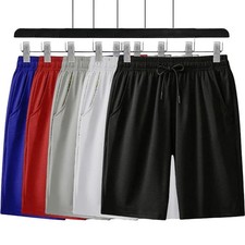 Men Gym Shorts Quick Dry Breathable Mesh Sports Workout Running Summer Shorts