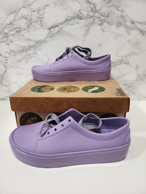 Mini Melissa Lavender Purple Street Sneakers Shoes Lace Up Size 3 EUC w/ Box