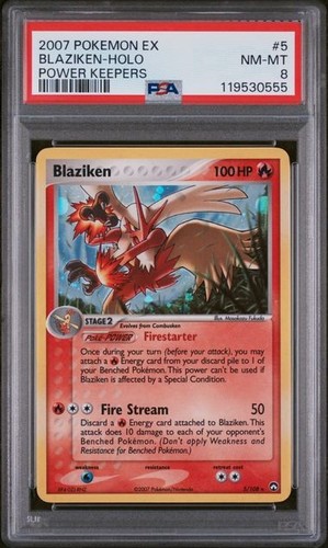 Blaziken graded PSA 8 for sale on eBay