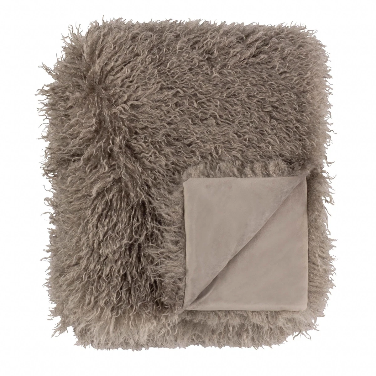 UnHide Coperta Matrimoniale In Pelliccia Sintetica Extra Morbida - 152x203 Cm, Color Carbone, Ponderata, Realizzata Con Materiali Riciclati, Lavabile
