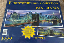 Jigsaw Puzzle Fluorescent Collection New York 1x1000 Pieces Brooklyn Bridge