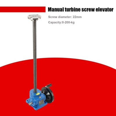 Leading Screw Lift Hand-Cranking Lift Reducer 200kg Light Small Lifting Platform