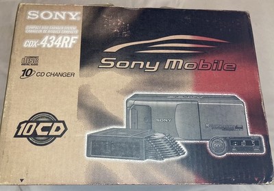 Sony Mobile CDX-434RF 10 CD Changer With Cables-Open Box