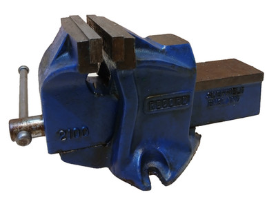 Schwerer RECORD 2100 17A2 Mechaniker Ingenieure Schraubstock 100 mm guter Zustand Backen