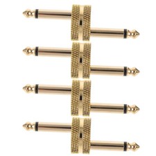 4 Pcs Guitar Pedal Patch Connector Effect Connectors Adapter for