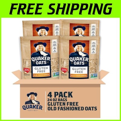 Non GMO Project Verified Oats, Gluten Free, 24oz x 4-=`