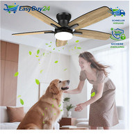 Deckenventilator 106Cm Mit Beleuchtung Fernbedienung 20Db Dc-Motor Dimmbar FüR