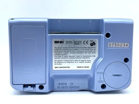 Neo Geo Pocket Color Console Platinum Blue SNK Tested Good condition