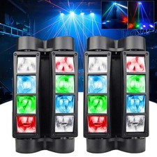 Spider Moving Head Light DMX512 RGBW 8LED Strobe Stage Lighting KTV Disco Lights
