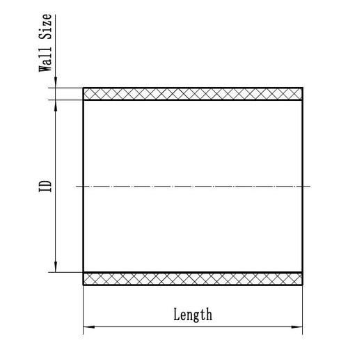 Raceworks SHS-375BE 3.75" 95 mm x 90 mm long Straight Silicon Blue 2 Yr Wty - Picture 2 of 2