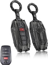 Heavy Key Fob Cover for Toyota, Key Fob Case Protector Accessories Fits for T...