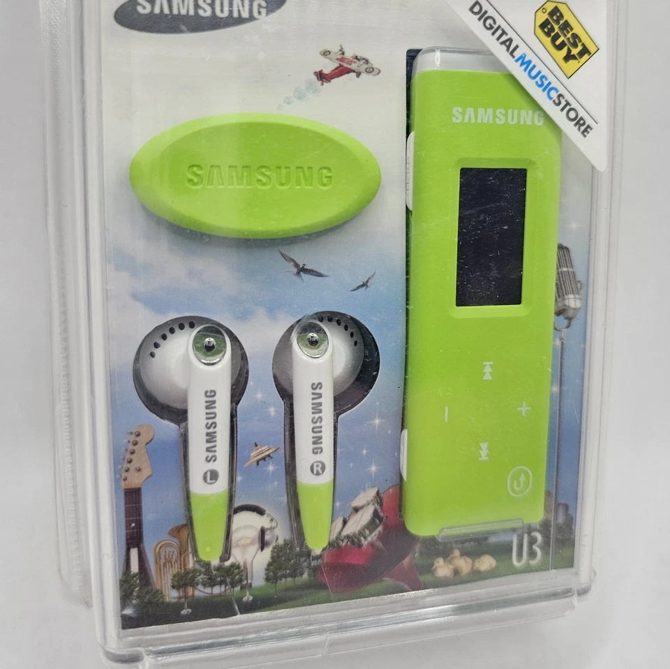 Samsung Reproductor MP3 2GB, Grabadora de Voz, Radio FM YP-U3 Sellado Nuevo Foto 2 de 4