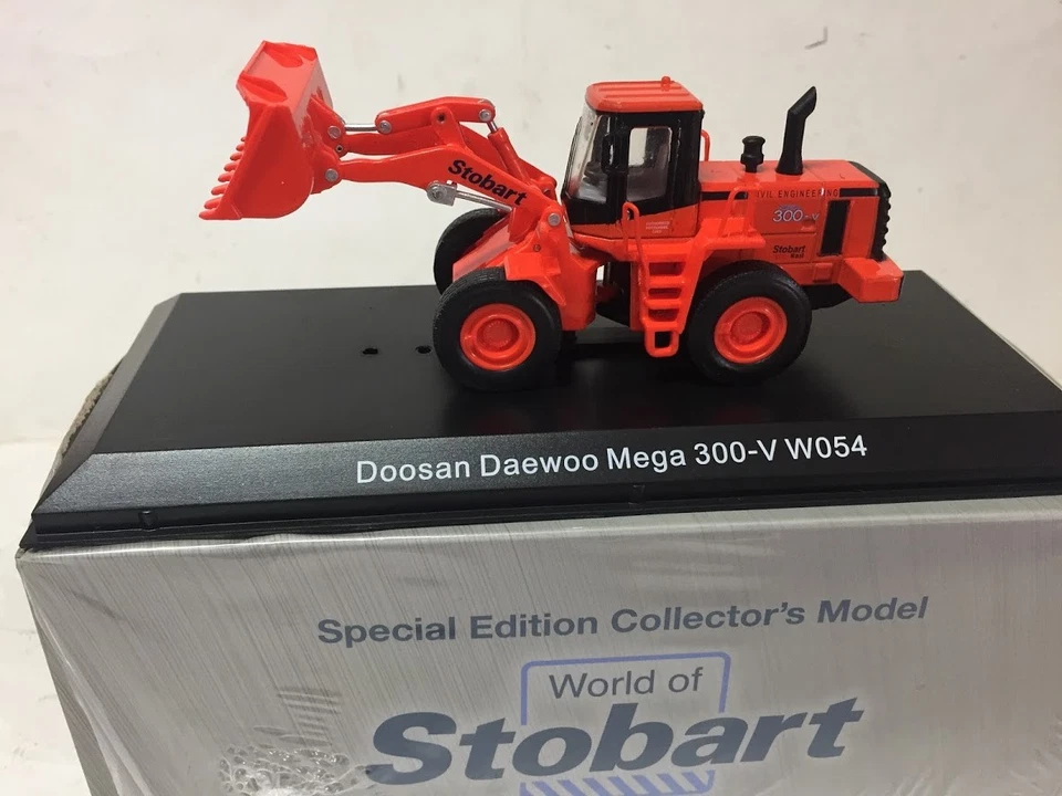 Escavatore pala Doosan Daewo Mega 300-V W054 1:76 Atlas Diecast - Immagine 4 di 4